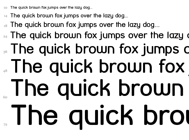 Street Corner font waterfall